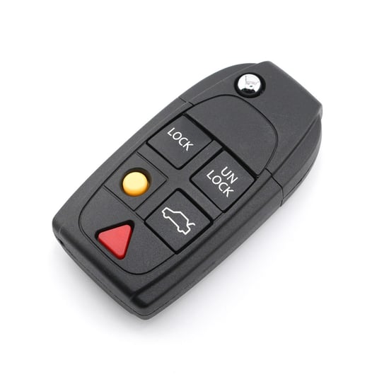 New-Aftermarket-Volvo-S60-S80-V70-XC70-XC90-2004-2015-Flip-Remote-Key-5-Buttons-315MHZ---ID48-Chip---Emirates-Keys