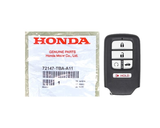 Brand-New-Honda-Civic-2016-2018-Genuine-OEM-Smart-Key-Remote-5-Buttons-433MHz-72147-TBA-A11-FCCID:-KR5V2X-OEM---Emirates-Keys