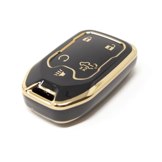 New-Aftermarket-Nano-High-Quality-Cover-For-GMC-Remote-Key-5-Buttons-Black-Color-GMC-A11J5B---Emirates-Keys