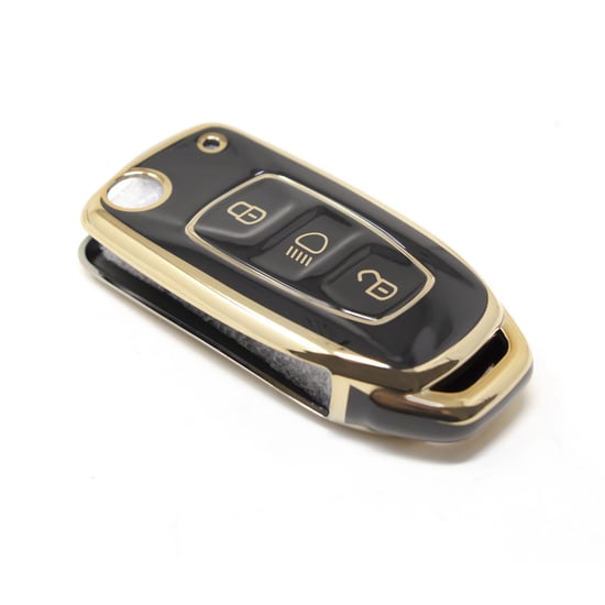 New-Aftermarket-Nano-High-Quality-Cover-For-TATA-Flip-Remote-Key-3-Button-Black-Color-TATA-B11J---Emirates-Keys