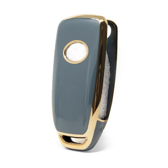 New-Aftermarket-Nano-High-Quality-Cover-For-TATA-Flip-Remote-Key-3-Button-Gray-Color-TATA-B11J---Emirates-Keys