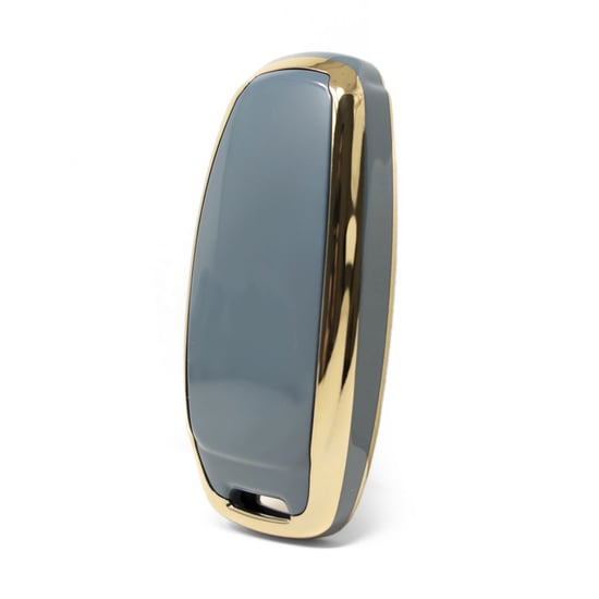 New-Aftermarket-Nano-High-Quality-Cover-For-Audi-Remote-Key-3-Button-Gray-Color-Audi-D11J---Emirates-Keys