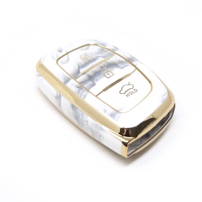 New-Aftermarket-Nano-High-Quality-Marble-Cover-For-Hyundai-Remote-Key-3-Buttons-White-Color-HY-A12J3A---Emirates-Keys