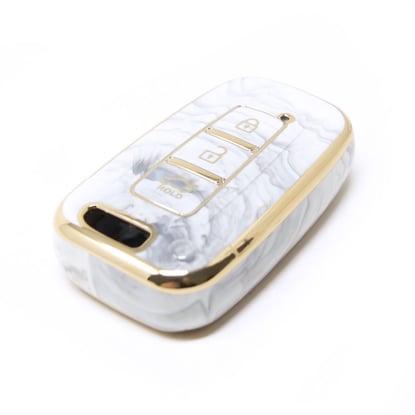 New-Aftermarket-Nano-High-Quality-Marble-Cover-For-Hyundai-Remote-Key-3-Buttons-White-Color-HY-G12J3---Emirates-Keys