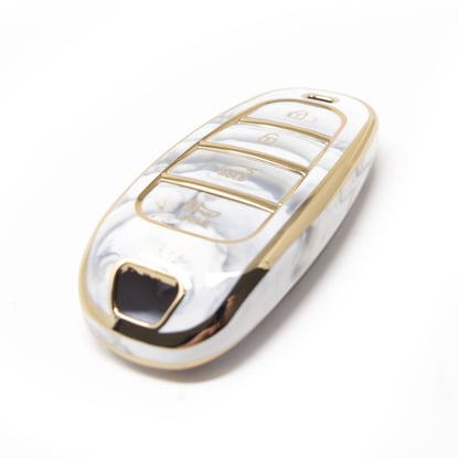 New-Aftermarket-Nano-High-Quality-Marble-Cover-For-Hyundai-Remote-Key-4-Buttons-White-Color-HY-H12J4A---Emirates-Keys