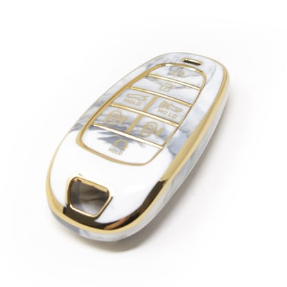 New-Aftermarket-Nano-High-Quality-Marble-Cover-For-Hyundai-Remote-Key-7-Buttons-White-Color-HY-H12J7---Emirates-Keys