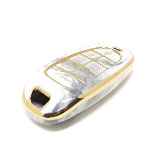 New-Aftermarket-Nano-High-Quality-Marble-Cover-For-Hyundai-Remote-Key-8-Buttons-White-Color-HY-H12J8---Emirates-Keys