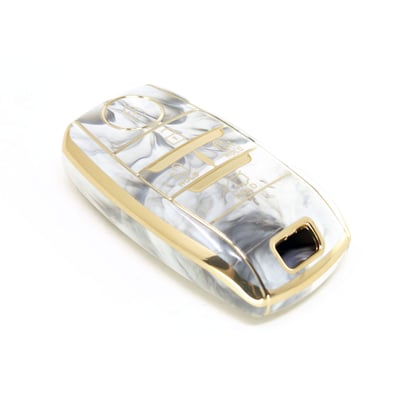 New-Aftermarket-Nano-High-Quality-Marble-Cover-For-Kia-Remote-Key-5-Buttons-White-Color-KIA-D12J5---Emirates-Keys