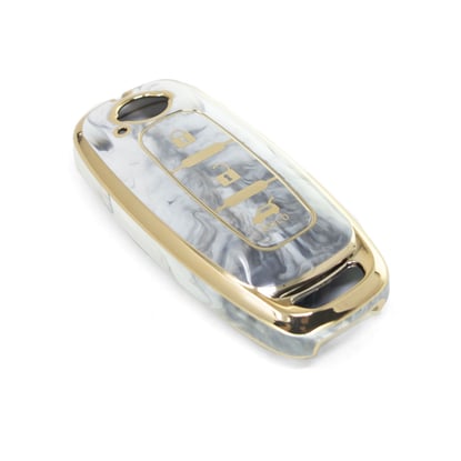 New-Aftermarket-Nano-High-Quality-Marble-Cover-For-Nissan-Remote-Key-3-Buttons-White-Color-NS-C12J3---Emirates-Keys