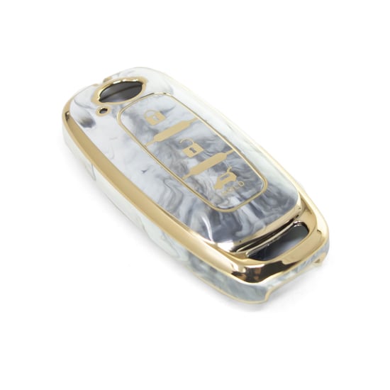 New-Aftermarket-Nano-High-Quality-Marble-Cover-For-Nissan-Remote-Key-3-Buttons-White-Color-NS-C12J3---Emirates-Keys