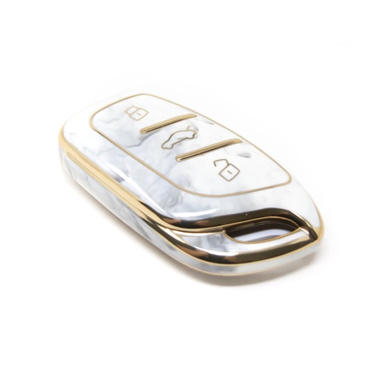 New-Aftermarket-Nano-High-Quality-Marble-Cover-For-Roewe-Remote-Key-3-Buttons-White-Color-RW-B12J---Emirates-Keys