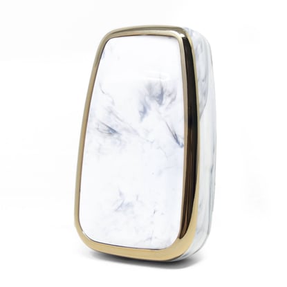 New-Aftermarket-Nano-High-Quality-Marble-Cover-For-Toyota-Remote-Key-2-Buttons-White-Color-TYT-B12J2---Emirates-Keys