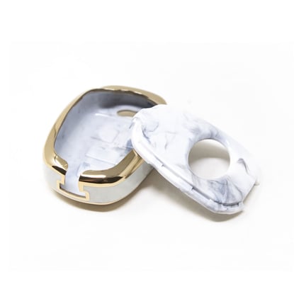 New-Aftermarket-Nano-High-Quality-Marble-Cover-For-Toyota-Remote-Key-4-Buttons-White-Color-TYT-E12J4---Emirates-Keys