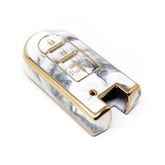 New-Aftermarket-Nano-High-Quality-Marble-Cover-For-Toyota-Remote-Key-4-Buttons-White-Color-TYT-G12J4B---Emirates-Keys