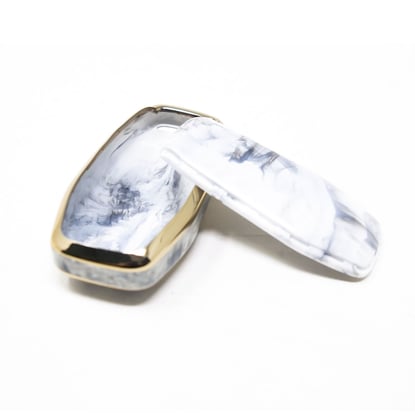 New-Aftermarket-Nano-High-Quality-Marble-Cover-For-Ford-Remote-Key-5-Buttons-White-Color-Ford-A12J---Emirates-Keys