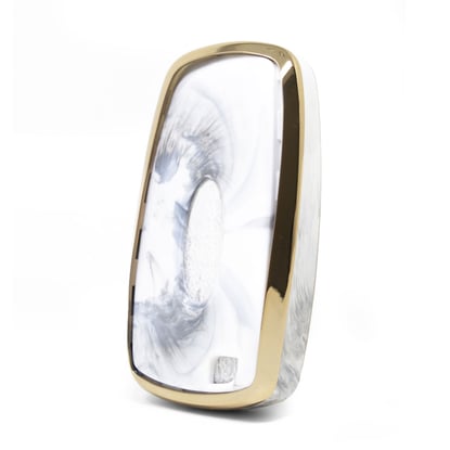 New-Aftermarket-Nano-High-Quality-Marble-Cover-For-Ford-Remote-Key-5-Buttons-White-Color-Ford-B12J5---Emirates-Keys