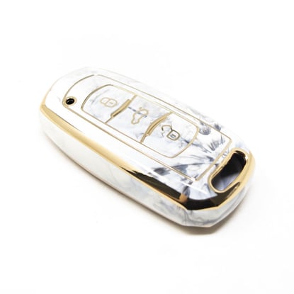New-Aftermarket-Nano-High-Quality-Marble-Cover-For-Geely-Remote-Key-3-Buttons-White-Color-GL-A12J---Emirates-Keys