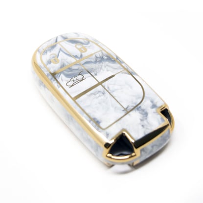 New-Aftermarket-Nano-High-Quality-Marble-Cover-For-Jeep-Remote-Key-3-Buttons-White-Color-Jeep-B12J3---Emirates-Keys
