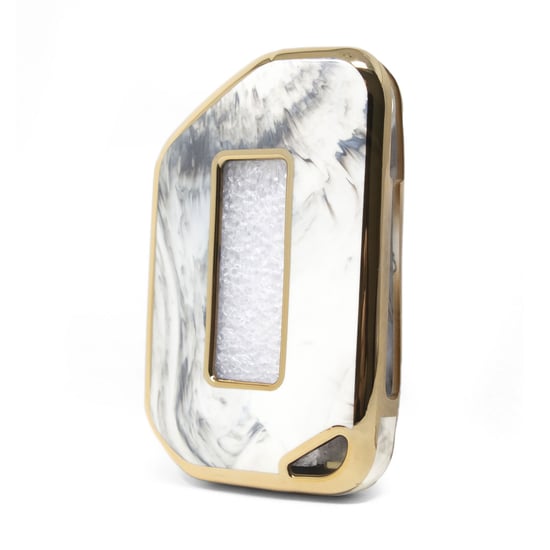 New-Aftermarket-Nano-High-Quality-Marble-Cover-For-Jeep-Flip-Remote-Key-4-Buttons-White-Color-Jeep-C12J----Emirates-Keys