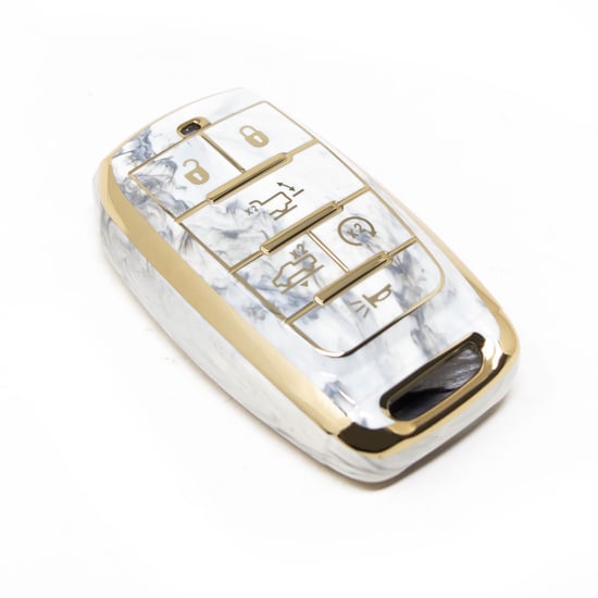 New-Aftermarket-Nano-High-Quality-Marble-Cover-For-Jeep-Remote-Key-6-Buttons-White-Color-Jeep-D12J6---Emirates-Keys