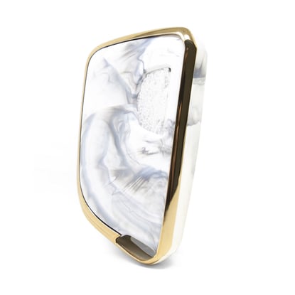 New-Aftermarket-Nano-High-Quality-Marble-Cover-For-Cadillac-Remote-Key-5-Buttons-White-Color-CDLC-B12J5---Emirates-Keys