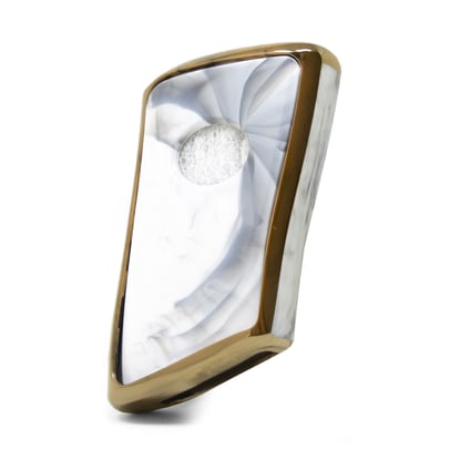 New-Aftermarket-Nano-High-Quality-Marble-Cover-For-Lexus-Remote-Key-4-Buttons-White-Color-LXS-B12J4---Emirates-Keys