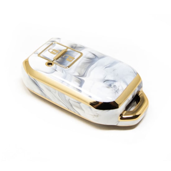 New-Aftermarket-Nano-High-Quality-Marble-Cover-For-Suzuki-Remote-Key-2-Buttons-White-Color-SZK-C12J2---Emirates-Keys