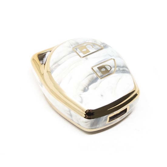 New-Aftermarket-Nano-High-Quality-Marble-Cover-For-Suzuki-Remote-Key-2-Buttons-White-Color-SZK-D12J---Emirates-Keys