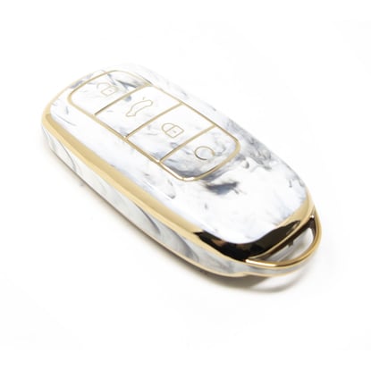 New-Aftermarket-Nano-High-Quality-Marble-Cover-For-Chery-Remote-Key-4-Buttons-White-Color-CR-C12J---Emirates-Keys