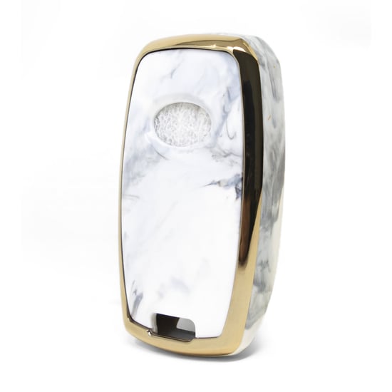 New-Aftermarket-Nano-High-Quality-Marble-Cover-For-Kia-Remote-Key-3-Buttons-White-Color-KIA-A12J---Emirates-Keys