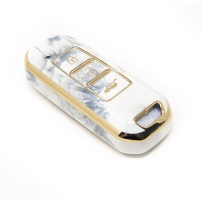 New-Aftermarket-Nano-High-Quality-Marble-Cover-For-Baojun-Remote-Key-3-Buttons-White-Color-BJ-A12J---Emirates-Keys