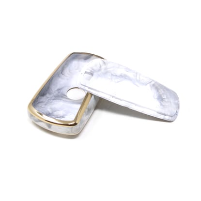 New-Aftermarket-Nano-High-Quality-Marble-Cover-For-BMW-Remote-Key-4-Buttons-White-Color-BMW-A12J---Emirates-Keys