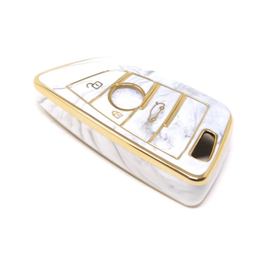 New-Aftermarket-Nano-High-Quality-Marble-Cover-For-BMW-Remote-Key-3-Buttons-White-Color-BMW-B12J3---Emirates-Keys