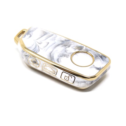 New-Aftermarket-Nano-High-Quality-Marble-Cover-For-BMW-Remote-Key-4-Buttons-White-Color-BMW-E12J---Emirates-Keys