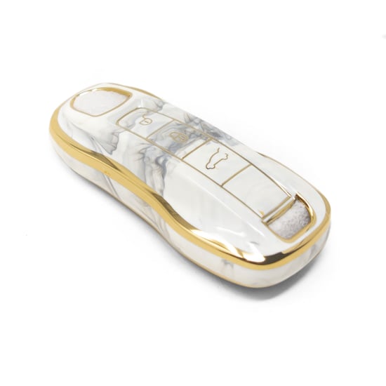 New-Aftermarket-Nano-High-Quality-Marble-Cover-For-Porsche-Remote-Key-3-Buttons-White-Color-PSC-B12J---Emirates-Keys