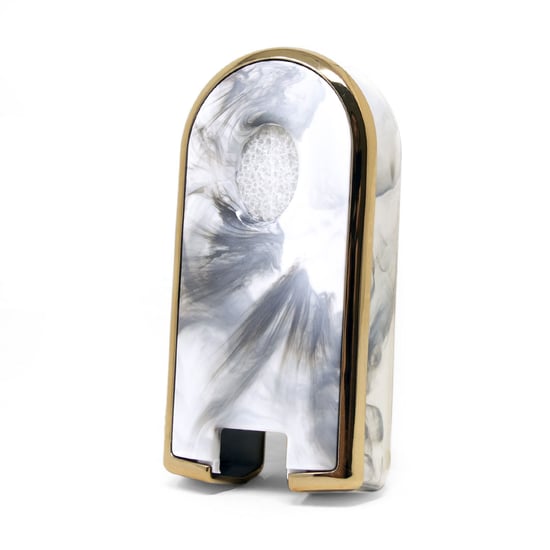 New-Aftermarket-Nano-High-Quality-Marble-Cover-For-Perodua-Remote-Key-3-Buttons-White-Color-PRD-C12J3---Emirates-Keys