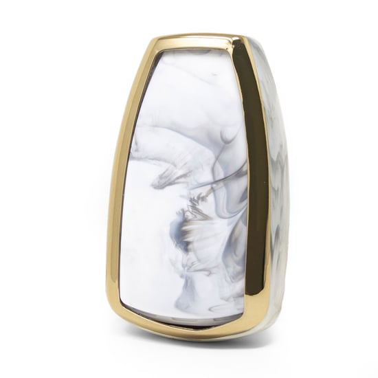 New-Aftermarket-Nano-High-Quality-Marble-Cover-For-BAIC-Remote-Key-4-Buttons-White-Color-BQ-A12J---Emirates-Keys