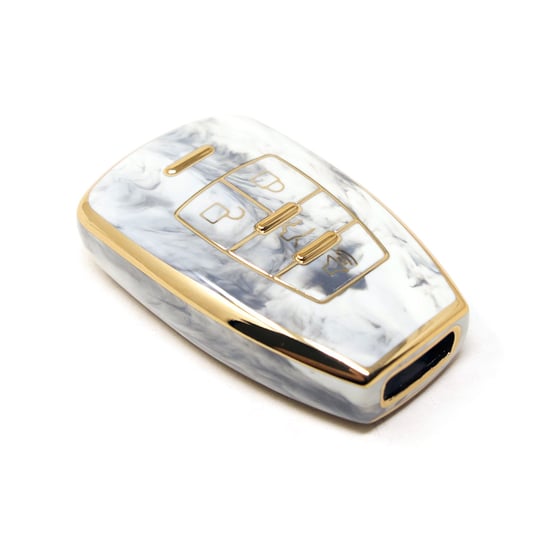 New-Aftermarket-Nano-High-Quality-Marble-Cover-For-BAIC-Remote-Key-4-Buttons-White-Color-BQ-A12J---Emirates-Keys