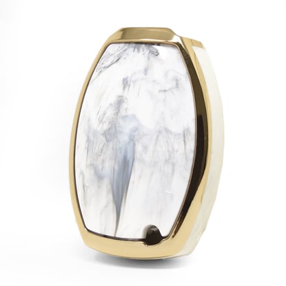 New-Aftermarket-Nano-High-Quality-Marble-Cover-For-Mercedes-Benz-Remote-Key-4-Buttons-White-Color-Benz-A12J---Emirates-Keys