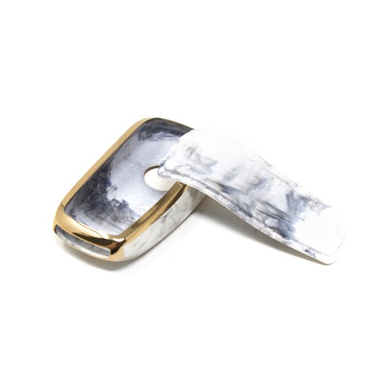 New-Aftermarket-Nano-High-Quality-Marble-Cover-For-Mercedes-Benz-Remote-Key-3-Buttons-White-Color-Benz-B12J3---Emirates-Keys