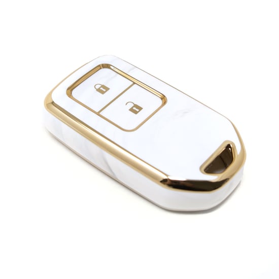 New-Aftermarket-Nano-High-Quality-Marble-Cover-For-Honda-Remote-Key-2-Buttons-White-Color-HD-A12J2---Emirates-Keys