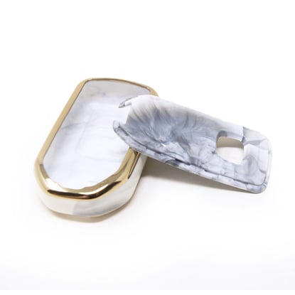 New-Aftermarket-Nano-High-Quality-Marble-Cover-For-Honda-Remote-Key-5-Buttons-White-Color-HD-A12J5---Emirates-Keys