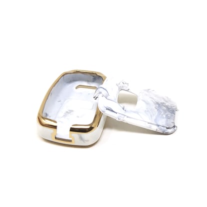 New-Aftermarket-Nano-High-Quality-Marble-Cover-For-Honda-Remote-Key-3-Buttons-White-Color-HD-D12J3---Emirates-Keys