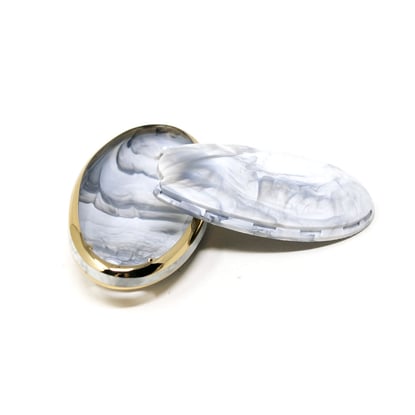 New-Aftermarket-Nano-High-Quality-Marble-Cover-For-BYD-Remote-Key-4-Buttons-White-Color-BYD-B12J---Emirates-Keys