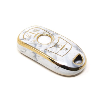New-Aftermarket-Nano-High-Quality-Marble-Cover-For-Buick-Remote-Key-6-Buttons-White-Color-BK-A12J6---Emirates-Keys