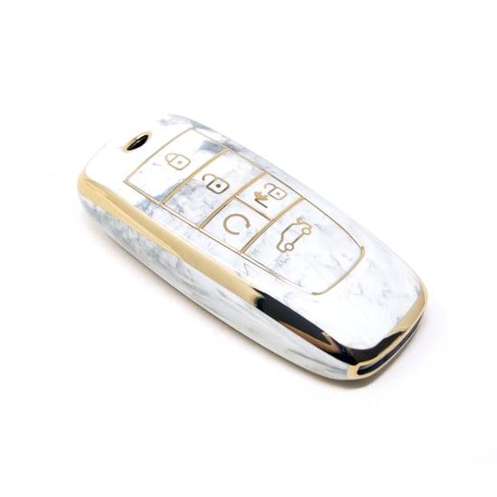 New-Aftermarket-Nano-High-Quality-Marble-Cover-For-Trumpchi-Remote-Key-5-Buttons-White-Color-CQ-B12J---Emirates-Keys