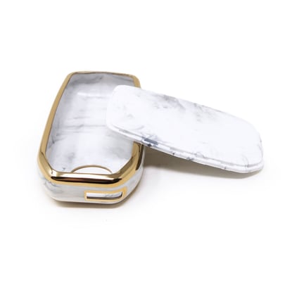 New-Aftermarket-Nano-High-Quality-Marble-Cover-For-Toyota-Remote-Key-3-Buttons-White-Color-TYT-A12J2---Emirates-Keys