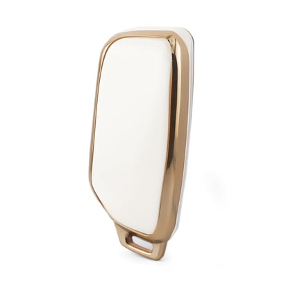 New-Aftermarket-Nano-High-Quality-Cover-For-BMW--Remote-Key-4-Buttons-White-Color-BMW-E11J---Emirates-Keys