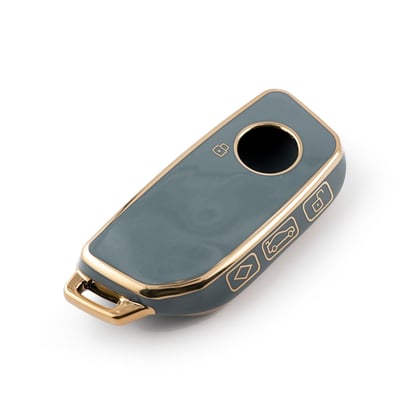 New-Aftermarket-Nano-High-Quality-Cover-For-BMW--Remote-Key-4-Buttons-Gray-Color-BMW-E11J---Emirates-Keys