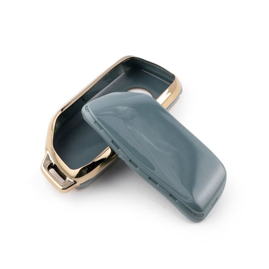 New-Aftermarket-Nano-High-Quality-Cover-For-BMW--Remote-Key-4-Buttons-Gray-Color-BMW-E11J---Emirates-Keys